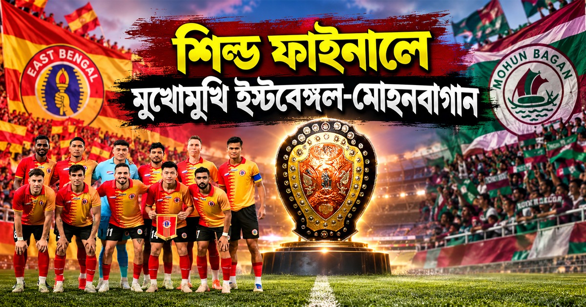 ডেভিডের হ্যাটট্রিকে নর্থইস্টের বিরুদ্ধে ৭ গোলে জয় লাল হলুদের, শিল্ড ফাইনালে ডার্বি