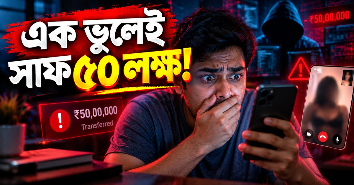 এক ভুলেই সাফ ৫০ লক্ষ! ভিডিও কলে নগ্ন নারীর আড়ালে সাইবার ফাঁদ