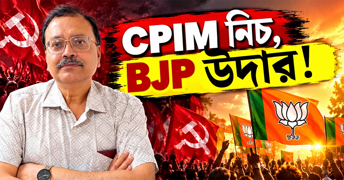 CPIM নিচ, BJP উদার! স্যোশাল মিডিয়ায় মন্তব্য নারায়ণের
