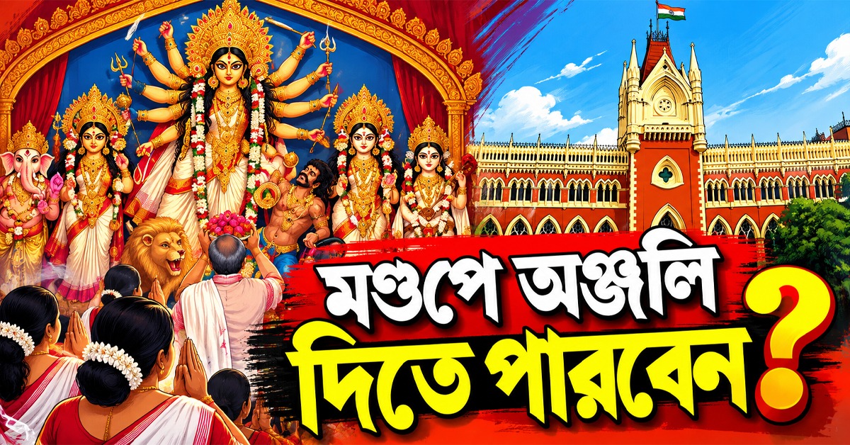 মণ্ডপে অঞ্জলি দিতে পারবেন? নিউটাউনের CC ব্লকের দুর্গাপুজো জটিলতায় অভিনব নির্দেশ হাই কোর্টের