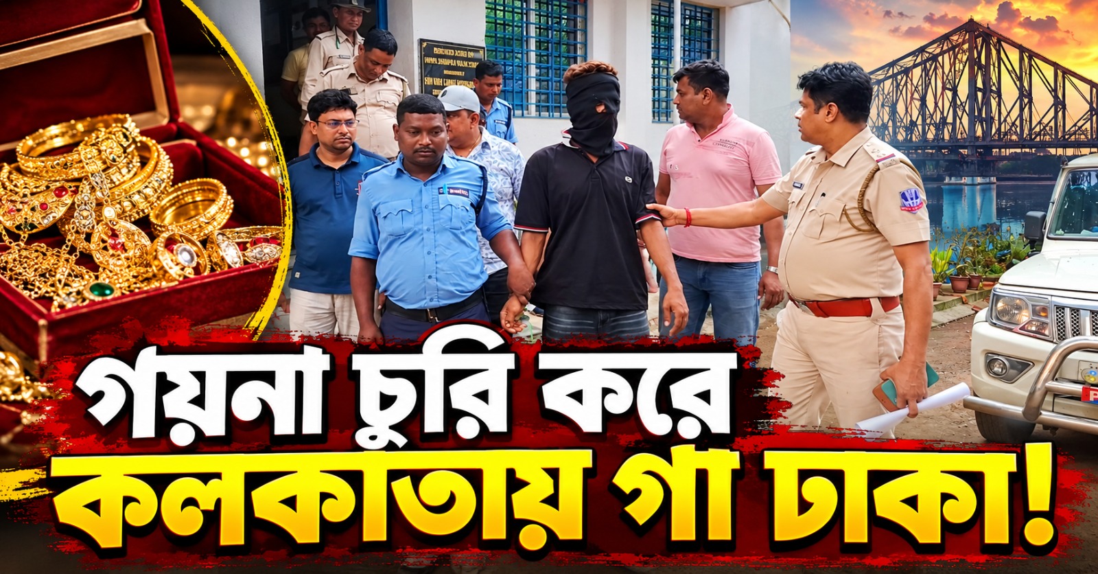৭০ লক্ষ টাকার গয়না চুরি করে কলকাতায় গা ঢাকা, গ্রেফতার ২