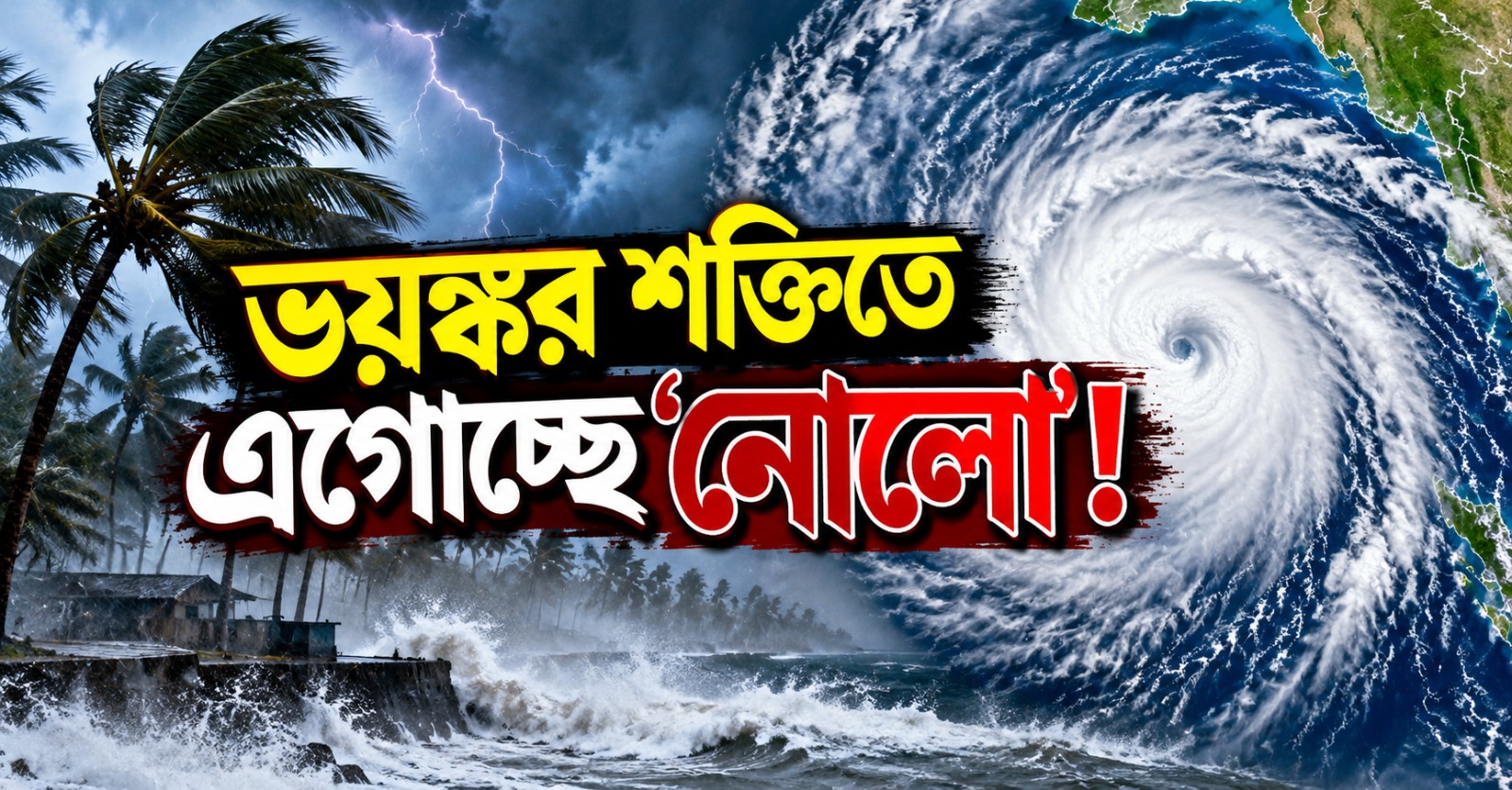 হারিকেন থেকে টাইফুন: ভয়ঙ্কর শক্তিতে এগোচ্ছে ‘নোলো’!