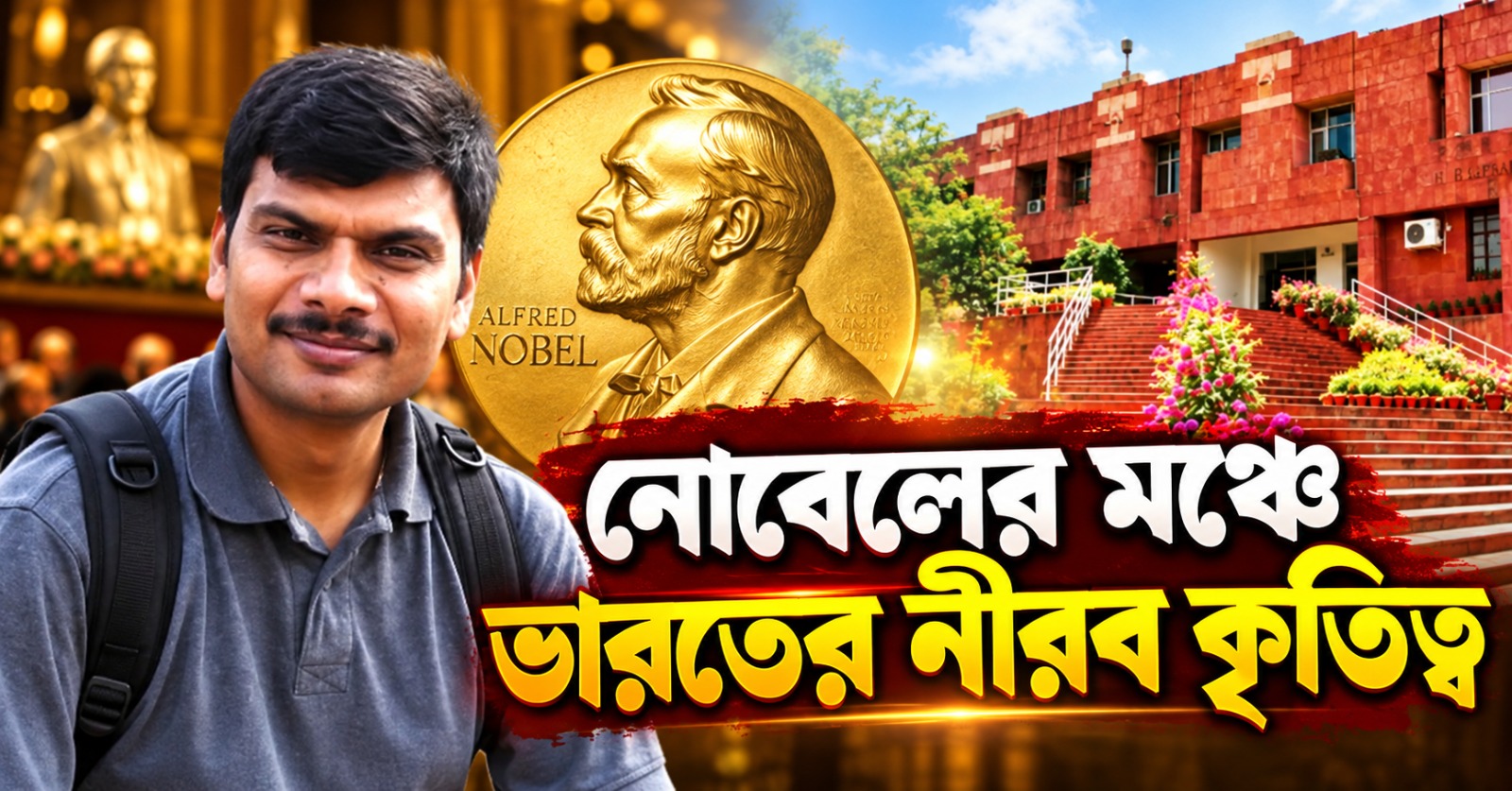 নোবেলের মঞ্চে ভারতের নীরব কৃতিত্ব, অপটোজেনেটিক্সে JNU- এর সুনীল