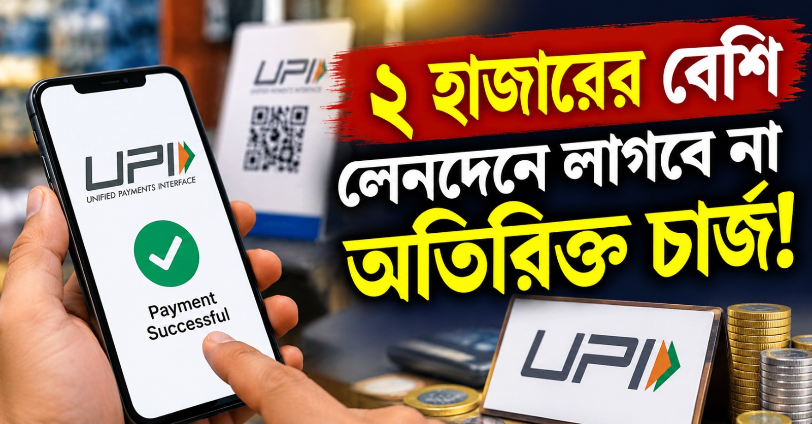 ২ হাজারের বেশি লেনদেনে লাগবে না অতিরিক্ত চার্জ! সিদ্ধান্ত স্থগিতের পথে কেন্দ্র