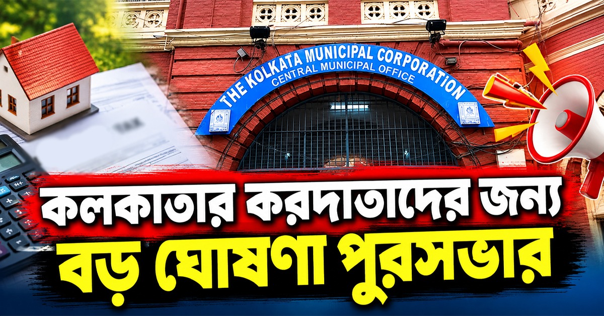 বকেয়া সম্পত্তি করে বিপুল ছাড়! কলকাতার করদাতাদের জন্য বড় ঘোষণা পুরসভার