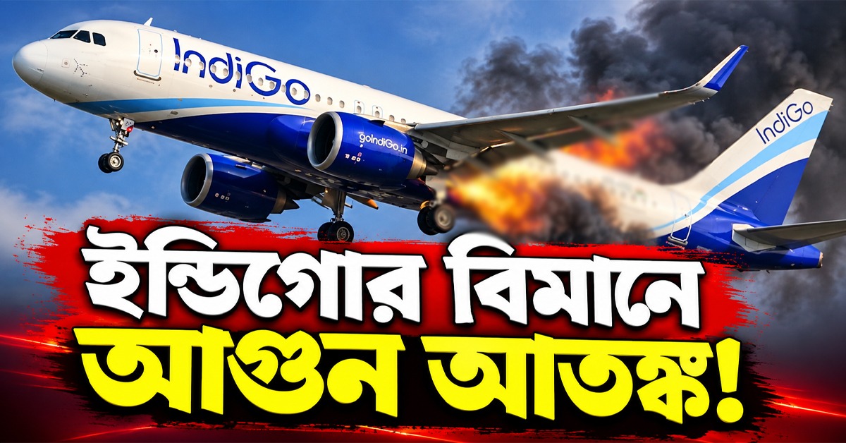 ইন্ডিগোর বিমানে আগুন আতঙ্ক! জরুরি অবতরণ হায়দরাবাদ এয়ারপোর্টে
