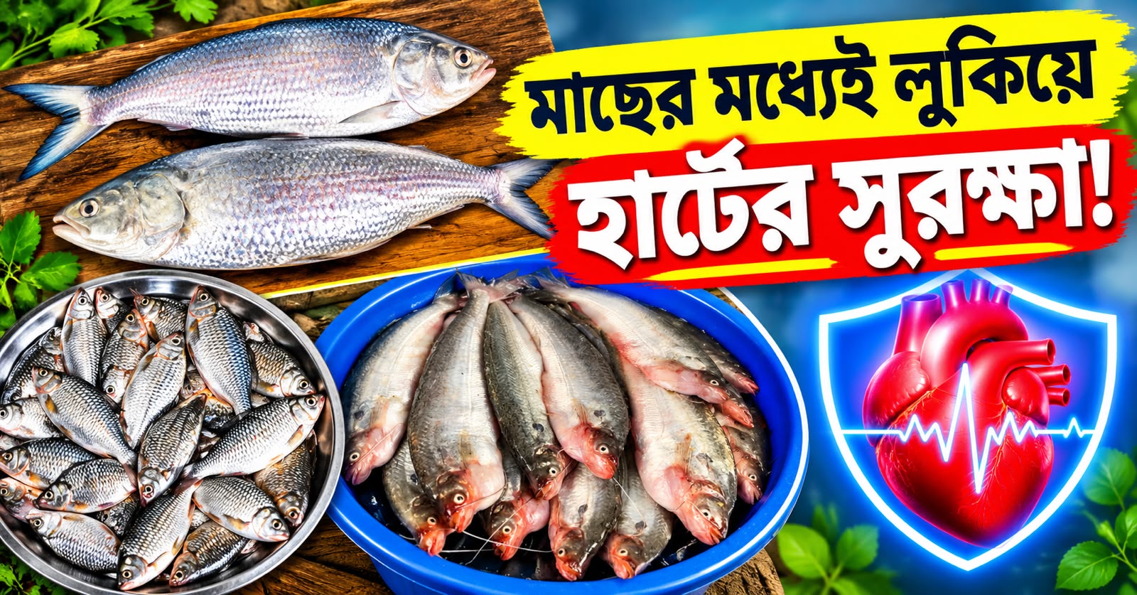 মাছের মধ্যেই লুকিয়ে হার্টের সুরক্ষা! পাতে রাখুন ভিটামিনে ভরপুর এই মাছগুলি