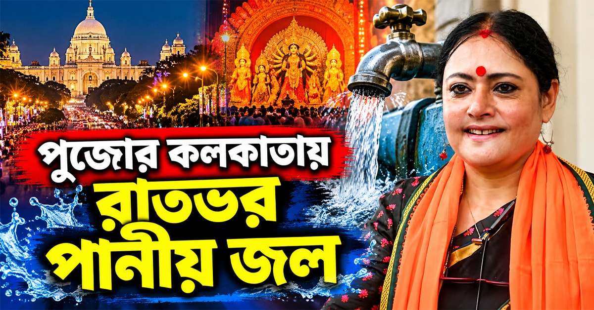 পুজোর কলকাতায় রাতভর পানীয় জল, পুরসভাকে নির্দেশ অগ্নিমিত্রার