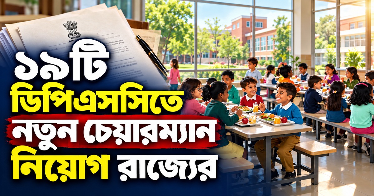 প্রাথমিক শিক্ষা ব্যবস্থার উন্নয়নে পদক্ষেপ, ১৯টি ডিপিএসসিতে নতুন চেয়ারম্যান নিয়োগ রাজ্যের