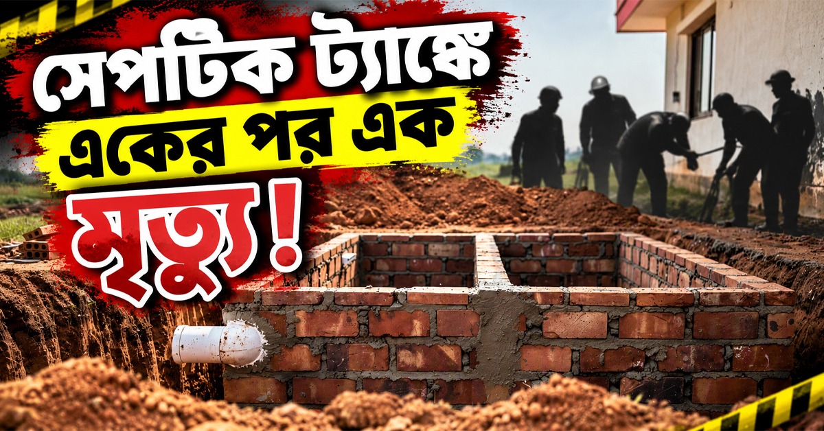 সেপটিক ট্যাঙ্কে একের পর এক মৃত্যু! ভাই-বোন, ভাগ্নের পর প্রাণ গেল উদ্ধারকারীরও